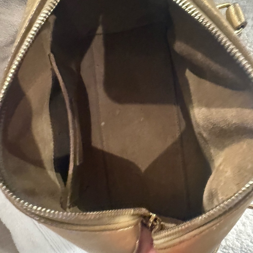 YSL Saint Laurent Gold Crossbody Bag - Picture 5 of 12